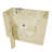 HandiTub 60" x 30" Walk in Whirlpool Fiberglass Bathtub with Faucet, Light and Integrated Seat-23012014-23012015