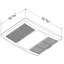 Ventilateur de salle de bain 80 CFM-133734862