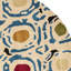 Tapis géométrique en laine et en viscose touffeté à la main Candelo-966754686