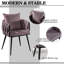 Chaise avec accoudoirs en velours Lazarre-1154640350