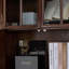 Bibliothèque vintage avec rangement