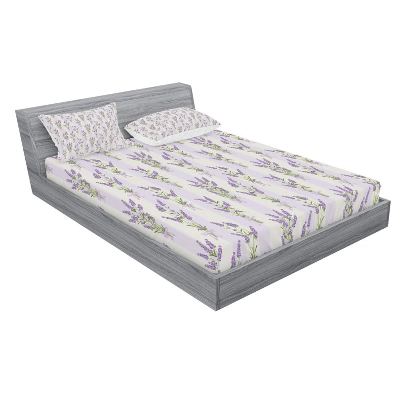 Microfiber Floral Sheet Set
