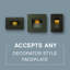 Luna Line Voltage Integrated LED Step Light-108981781-108981780