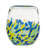 10 Strawberry Street Mazatlan Mexican Glassware, Stemless Wine Glass