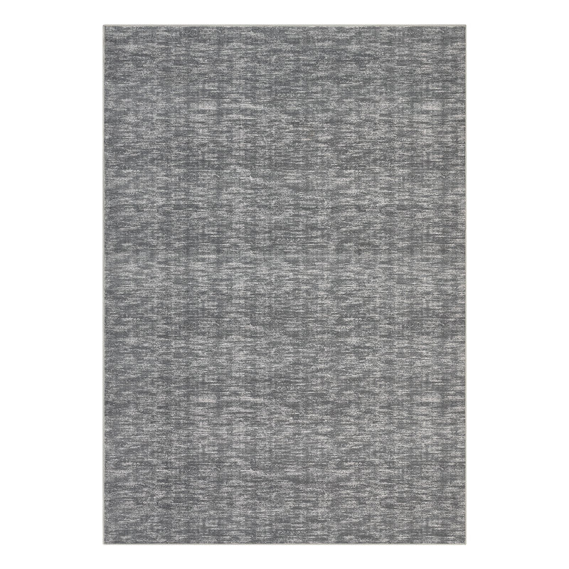 Machine Washable Rug with Rubber Backing for Living Room Modern Non-Slip Dining Room Rug Easy-Cleaning Solid Floor Carpet for Bedroom Hallway Kitchen Office Playroom