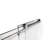 Fast-Assembly 56" - 60" W x 60" H Single Sliding Frameless Tub Door with 3/8" Clear Glass-88668302