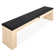 Storage Bench for GoSports 7 ft 3 in 1 Pool, Dining, & Table Tennis Combo Table - Light Wood Finish