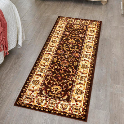 Tapis brun Rosaria