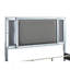 Grand lit Murry (matelas non inclus), argent