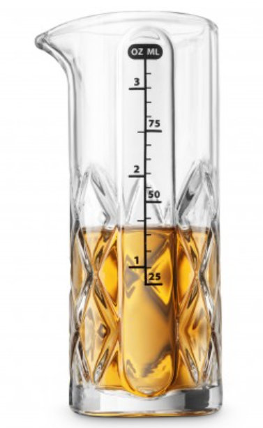 Glass Yarai Double Jigger