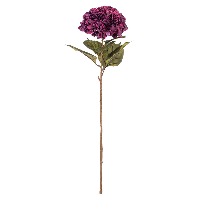 Tige d'hortensia de 42 po, H 42 po x l 9,5 po x P 15,5 po, Rouge