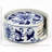 Set Of 5 Coasters, Blue And White Floral Design