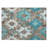 Machine Washable Indoor/Outdoor Xhevrie Teal Rug-1060177613