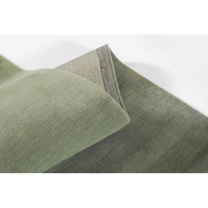 Momeni Hand Loomed Wool Ombre Area Rug in Green, Rectangle 5' x 8'