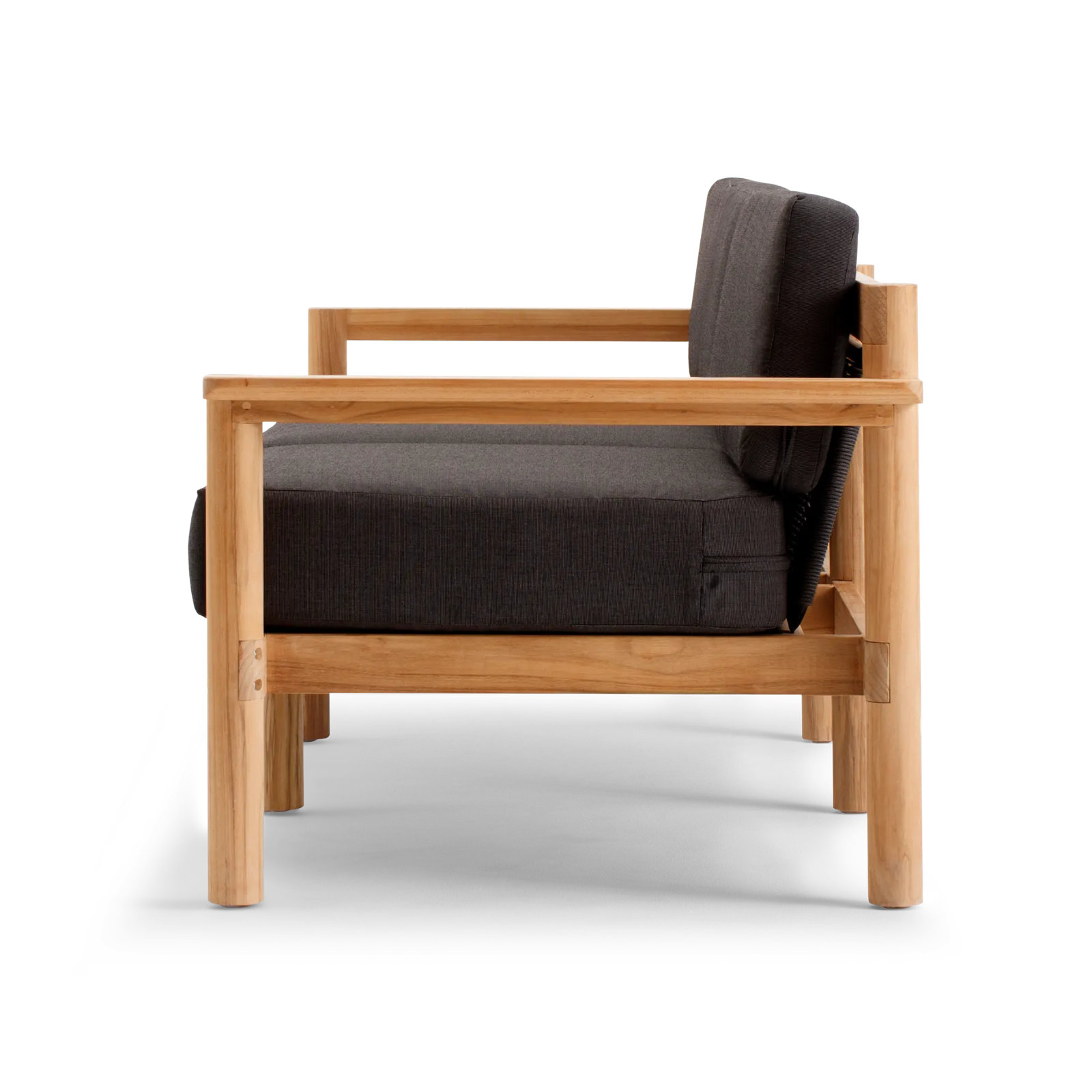Haven 63" Sunbrella® Patio Loveseat, Sunbrella Coal