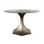 Top Brass Round Stone Dining Table