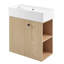 Meuble-lavabo 21,6 po avec lavabo en céramique-115583806