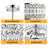 Everby 3-Light Empire Crystal Flush Mount Chandelier-641574043