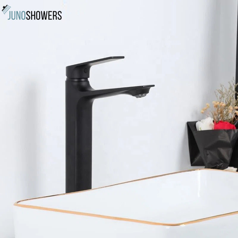 Robinet de douche noir mat avec valve thermostatique et douchette multifonction