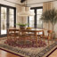 Shiflett Oriental Burgundy/Mustard/Black Area Rug-33380266