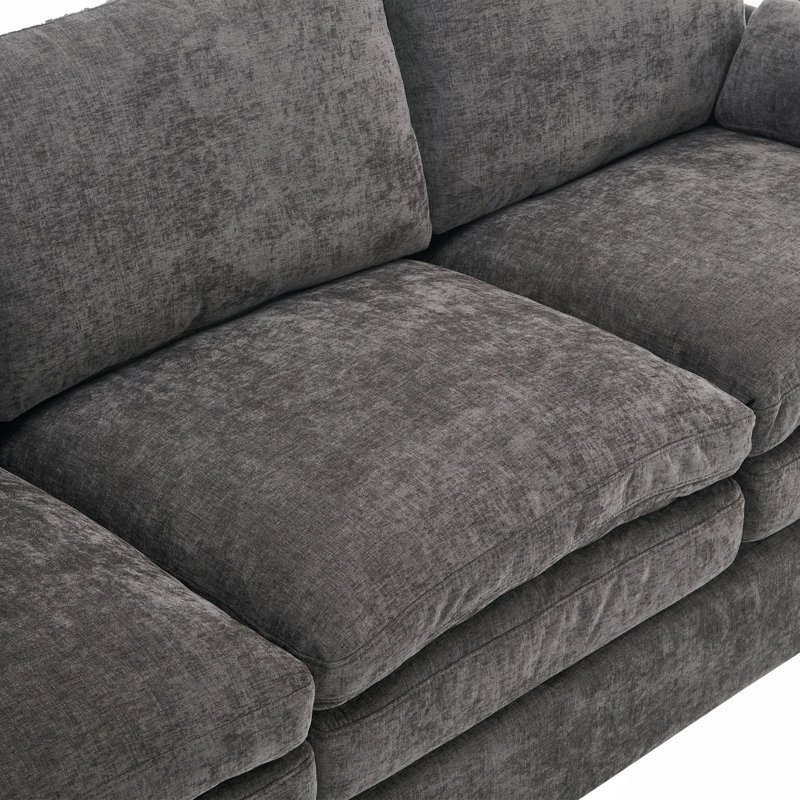 Ensemble de canapé rembourré Cozy, Gris