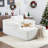 Boneless Velvet Oversized Chaise Lounge Sleeper Sofa-429145836