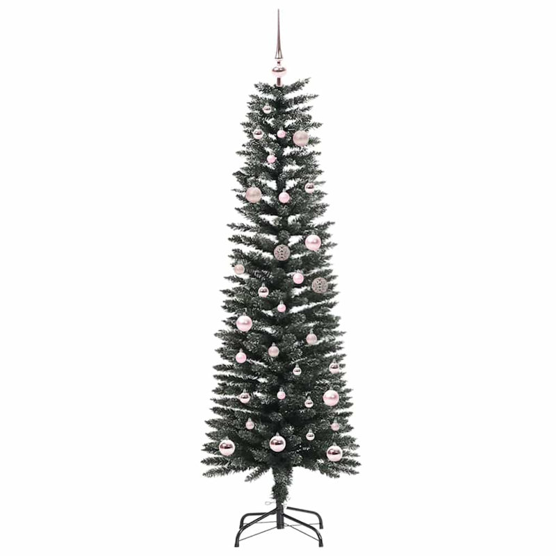 Artificial Christmas Tree with 150 LEDs Green 43 x 43 x 150 cm, Pink