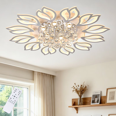 Izzabella Acrylic LED Flush Mount