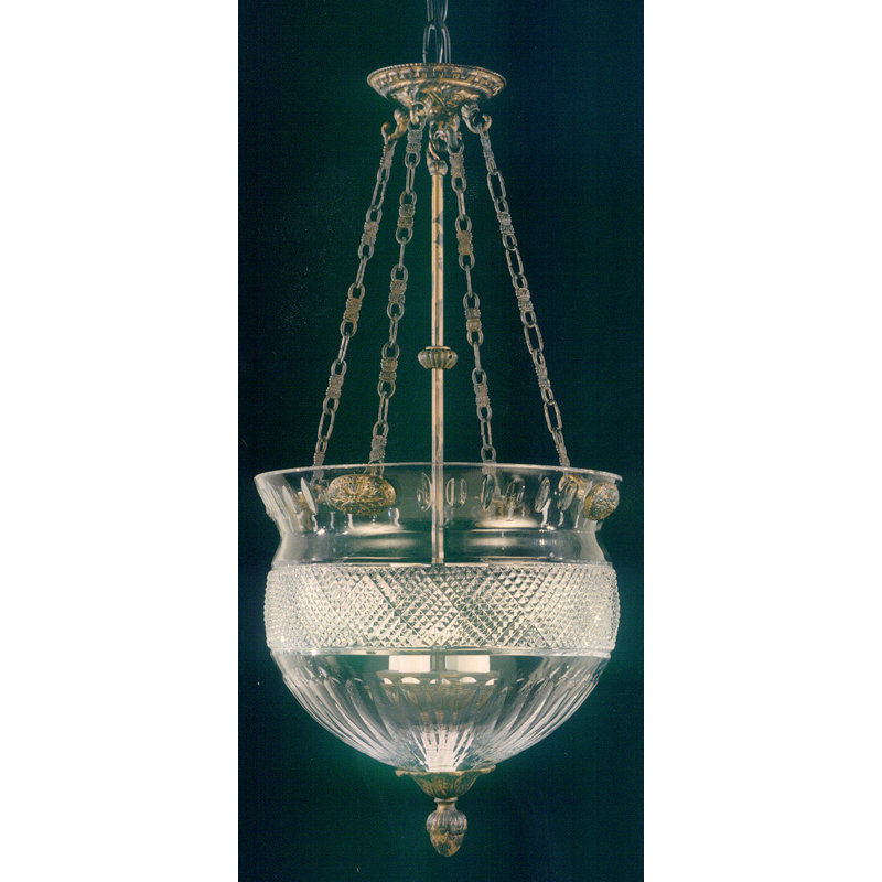 Desantiago 4 - Light Urn Pendant, Antique Silver