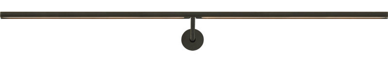 Plural Dome Picture Light, Bronze, 0.5" H x 30" W x 8.9" D, 20.8