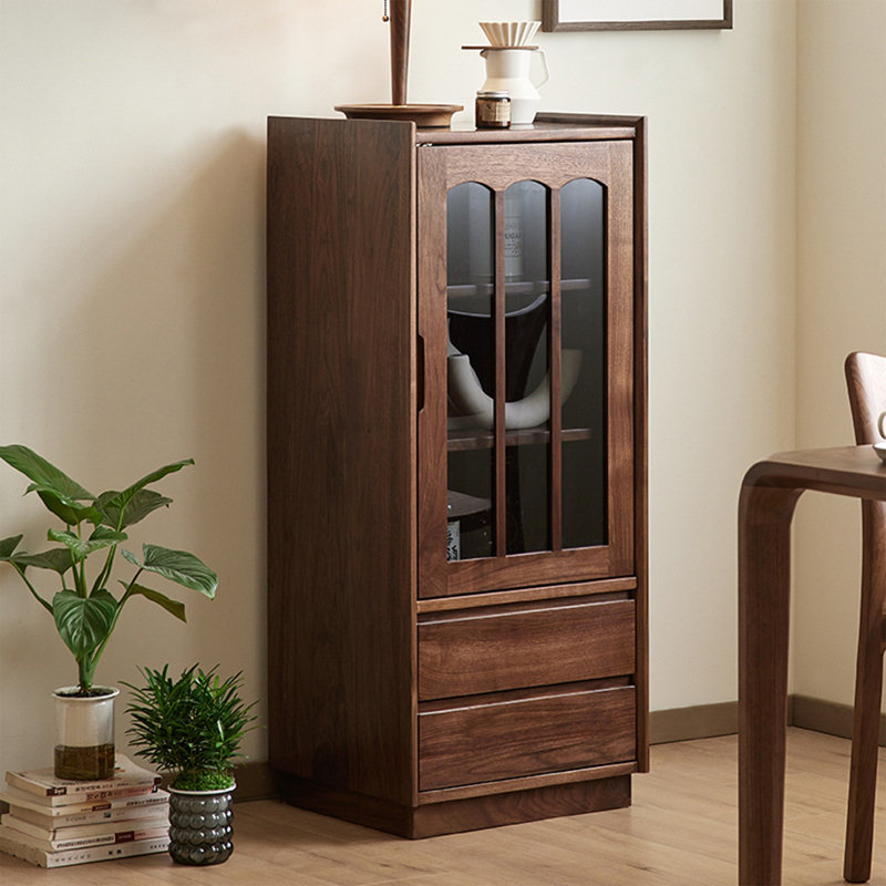 Armoire d'appoint en verre simple