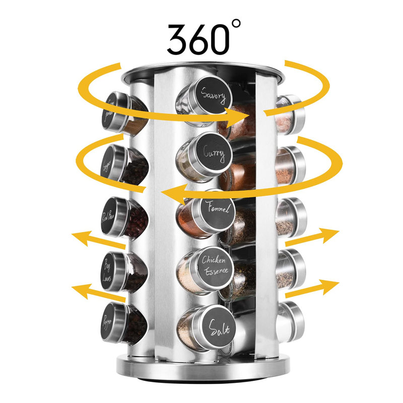 Spice Jar & Rack Set