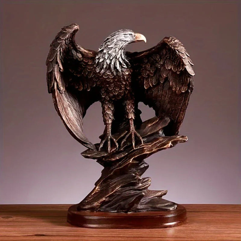 Eagle Statue Decor For High-End Office & Living Room Art
