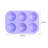Norbi 6 Cup Non-Stick Silicone Mould with Lid-56116096