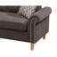 Ensemble de canapé modulaire réversible en polyfibre Paparika-1874556146