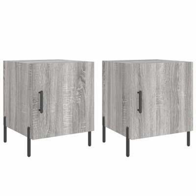 Naidu 40cm W Iron Bedside Table