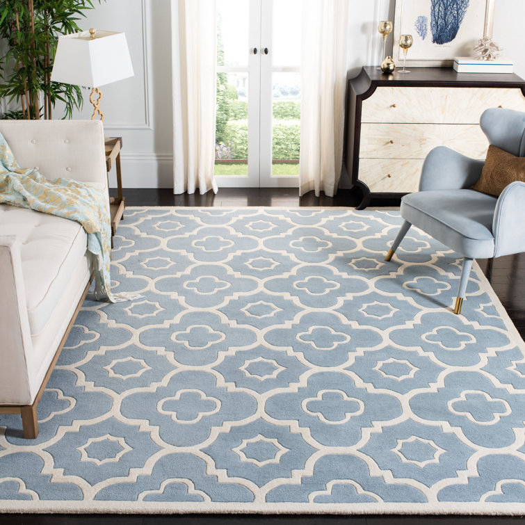 Carolene Hand Tufted Wool Geometric Rug