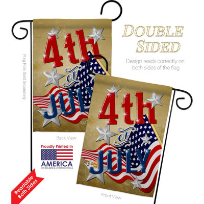 Ensemble de drapeaux 2 côtés en polyester 18,5 po x 13 po