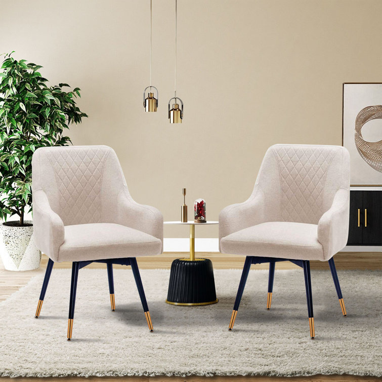 Abree Linen Upholstered Armchair