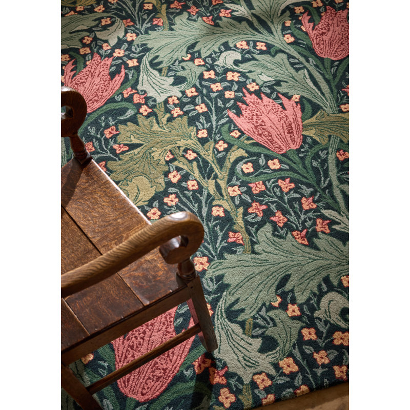 MORHUN Lent, Indigo;Madder, Rectangle 5'7 x 7'10