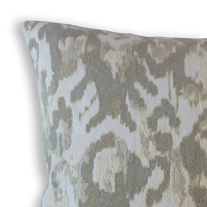 Oreiller Ichtaca Ikat, 12 po x 18 po, Coussin lombaire