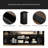 98.8" W Wall Unit Entertainment Center With Bookshelves For Tvs Up To 80", Modern TV Stand Media Console With Cabinets And Adjustable Shelves For Living Room-1555543309