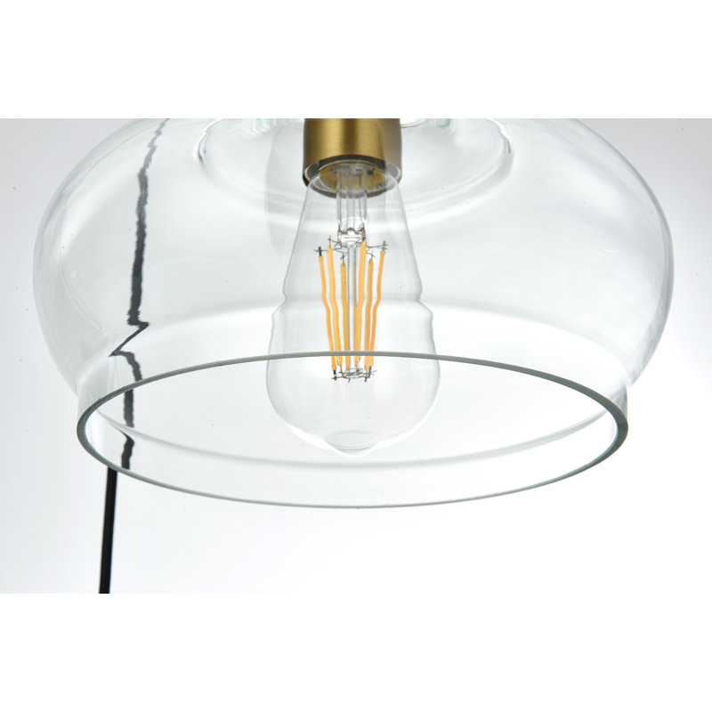 Inola 3-Light Dimmable Pendant, Gold