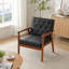 Fauteuil Mid-Century de 68 po de largeur-182214833