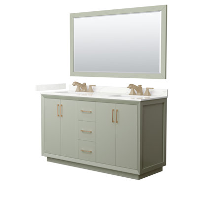 Strada 60'' W Double Vanity