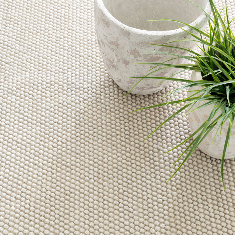 Tapis performance tissé à la main ivoire Sonoma, Rectangle 3 pi x 5 pi
