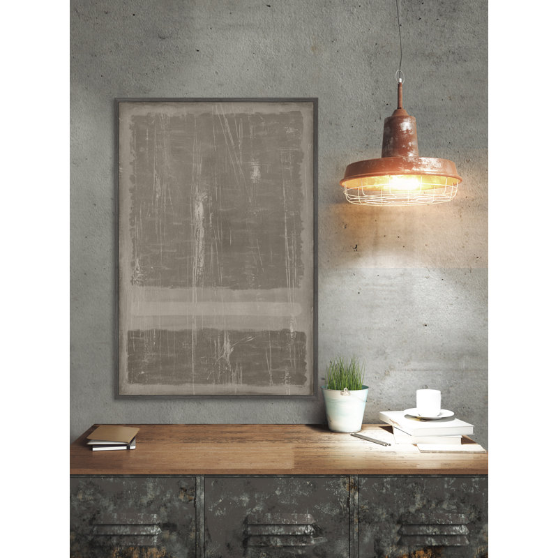 Cry of the Voiceless - Cadre flottant, peinture sur toile, H 60 po x l 40 po x P 1,5 po