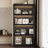 63'' H x 31.5 '' W Office Storage Cabinet With Glass Doors And LED Lights-1660284809