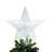 Battery Operated 10 Lt Pentagram Star LED Tree Topper