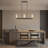 Boydtown 3 - Light Dimmable Chandelier Linear Chandelier Kitchen Chandelier Over Island For Dining Room Kitchen Island